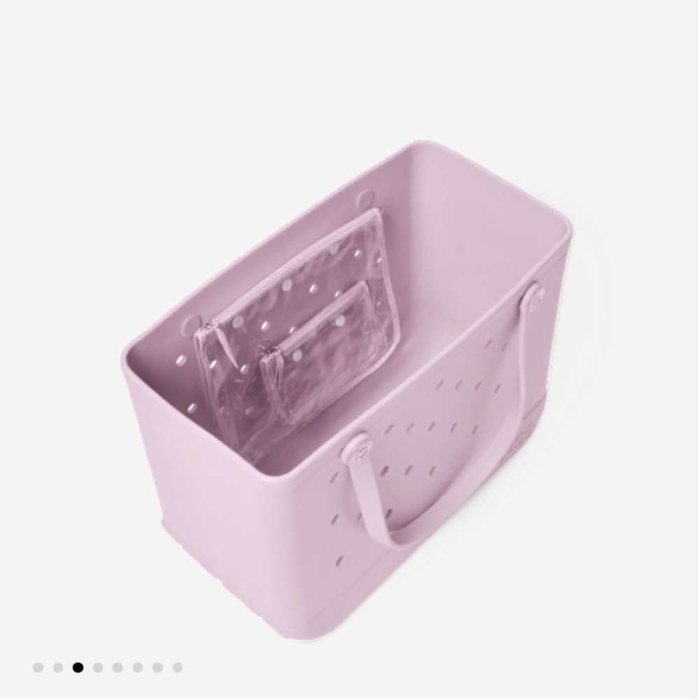 BOGG BAG Lilac Storage Tote with Handles LARGE